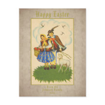 ハッピーイースターヴィンテージラムカスタム文字