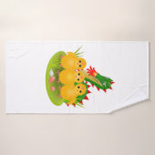 ハッピーイースター三匹の雛とモンの竜 バスタオル (バスタオル)