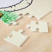 ハッピーイースター付きバラ ジグソーパズル (側面)