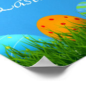 ハッピーイースター休日 ポスター (角)