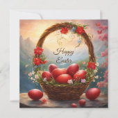 ハッピーイースター入り卵 シーズンカード (正面)