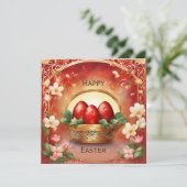 ハッピーイースター入り卵 シーズンカード (スタンド正面)