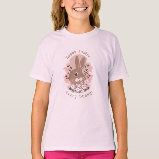 ハッピーイースター全部バニー！ Tシャツ (正面)