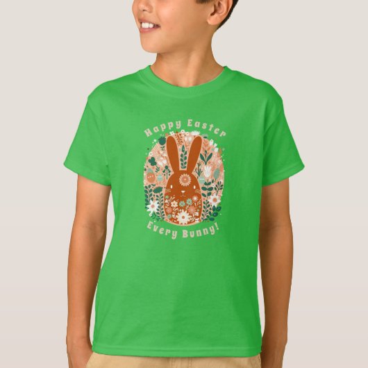 ハッピーイースター全部バニー！T-シャツ Tシャツ (正面)