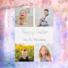 ハッピーイースター写真コラージュ