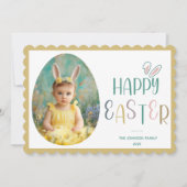 ハッピーイースター写真 シーズンカード (正面)