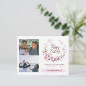 ハッピーイースター写真 ポストカード (スタンド正面)