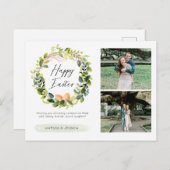 ハッピーイースター写真 ポストカード (正面/裏面)