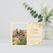 ハッピーイースター写真 ポストカード (スタンド正面)