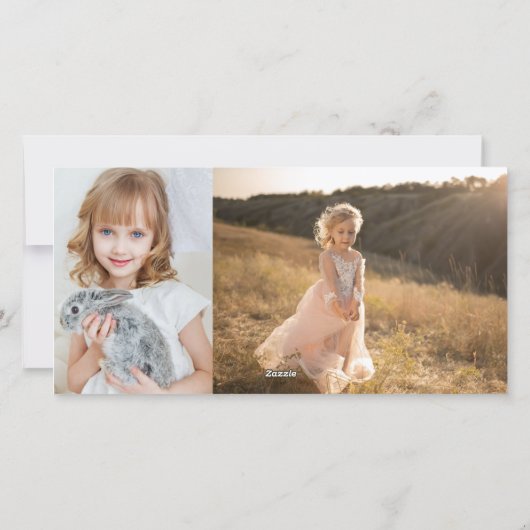 ハッピーイースター卵イースター写真 シーズンカード (裏面)