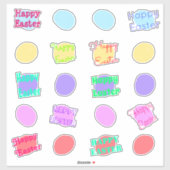 ハッピーイースター卵シール シール (シート)