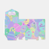 ハッピーイースター卵デザイン フェイバーボックス (折り畳みなし)