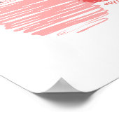 ハッピーイースター卵ドードル看板ポスター ポスター (角)