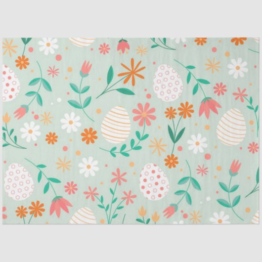 ハッピーイースター卵フローラ 薄葉紙 (正面)