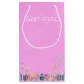 ハッピーイースター卵収集バッグ スモールペーパーバッグ (裏面)