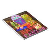 ハッピーイースター卵春用センターピース ノートパッド (アングル)