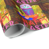 ハッピーイースター卵春用センターピース ラッピングペーパー (ロールコーナー)