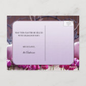 ハッピーイースター卵狩り葉書 ポストカード (裏面)