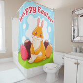 ハッピーイースター卵狩り シャワーカーテン (インサイチュ)