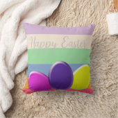 ハッピーイースター卵装飾用クッション クッション (ブランケット)