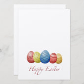 ハッピーイースター卵 シーズンカード (正面/裏面)