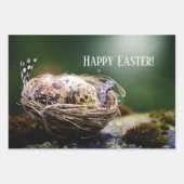 ハッピーイースター卵 ラッピングペーパーシート (正面3)