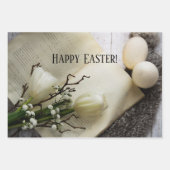 ハッピーイースター卵 ラッピングペーパーシート (正面2)