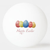 ハッピーイースター卵  卓球ボール (裏面)