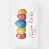 ハッピーイースター卵 横断幕 (縦)
