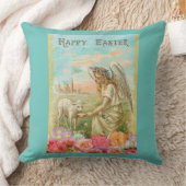ハッピーイースター天使 クッション (ブランケット)