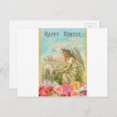 ハッピーイースター天使 シーズンポストカード (正面/裏面)