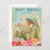 ハッピーイースター天使 シーズンポストカード (正面/裏面)