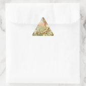 ハッピーイースター天使 三角形シール (バッグ)