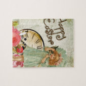 ハッピーイースター女 ジグソーパズル (横)