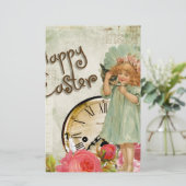 ハッピーイースター女 便箋 (スタンド正面)
