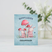 ハッピーイースター孫はがき ポストカード (スタンド正面)