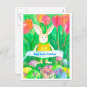 ハッピーイースター孫カスタム シーズンポストカード (正面/裏面)