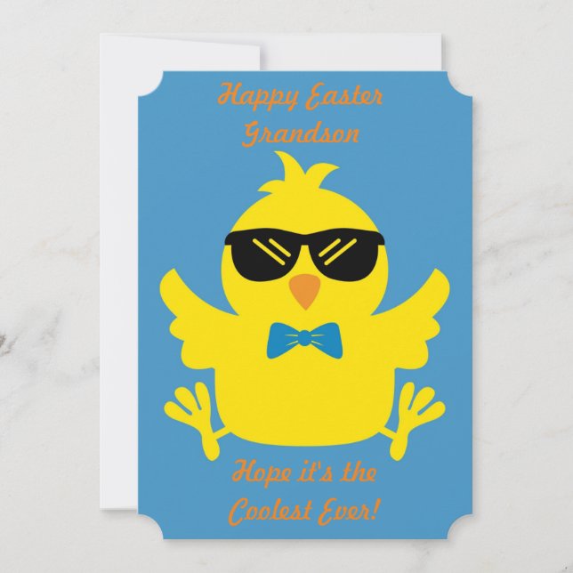 ハッピーイースター孫グリーティングカード (正面)