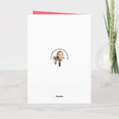 ハッピーイースター孫娘グラマラスな卵猫 シーズンカード (裏面)