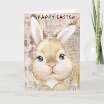 ハッピーイースター孫折り畳みホリデーカード