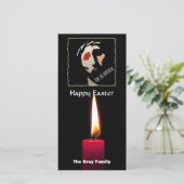 ハッピーイースター宗教聖書聖句引用文 シーズンカード (スタンド正面)