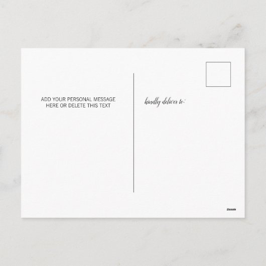 ハッピーイースター引っ越しのお知らせ シーズンポストカード (裏面)