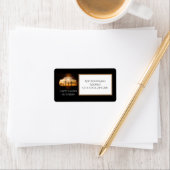 ハッピーイースター彼は三つの十字架の住所を持ち上げた ラベル (インサイチュ)