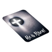 ハッピーイースター彼は十字架に立ち上がる マグネット (右側)