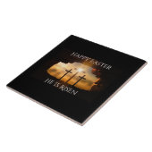 ハッピーイースター彼は3つの十字の休日を復活している タイル (側面)