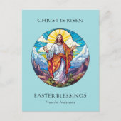 ハッピーイースター恵み宗教的カトリック・イエス シーズンポストカード (正面)