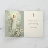 ハッピーイースター恵み祈りの言葉再生ヴィンテージ シーズンカード (内部)