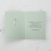 ハッピーイースター恵み祈りの言葉再生ヴィンテージ シーズンカード (内部)