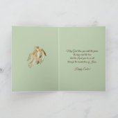 ハッピーイースター恵み祈りの言葉復活ヴィンテージ シーズンカード (内部)