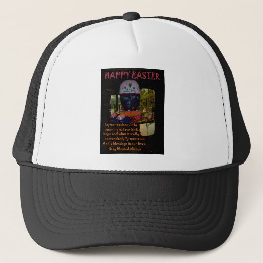 ハッピーイースター愛と希望 キャップ (正面)